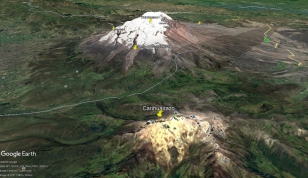 Chimbo 2 northwest ridge goog